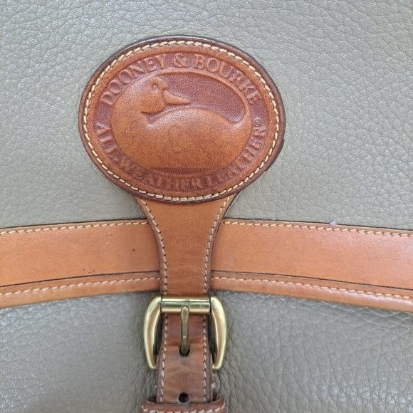 Vintage Dooney&Bourke all weather leather shoulder bag tan - Picture 5 of 11